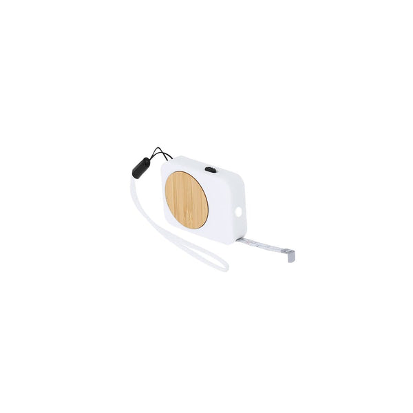 Flessometro Neuver 1m bianco - personalizzabile con logo