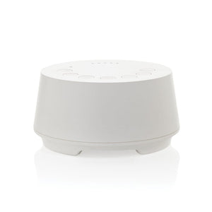 Flora speaker con rumore  in plastica riciclata RCS bianco - personalizzabile con logo