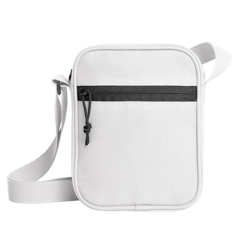 FLOW Cross bag bianco / UNICA - personalizzabile con logo