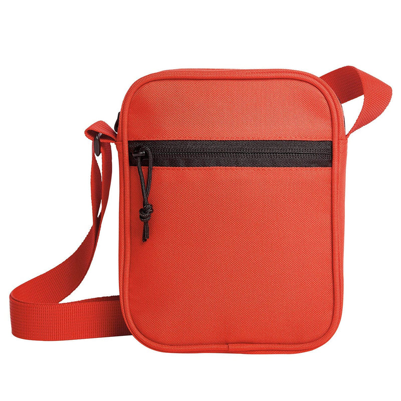FLOW Cross bag rosso / UNICA - personalizzabile con logo