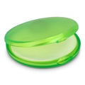 Fogli di sapone Veila beige / Verde - personalizzabile con logo