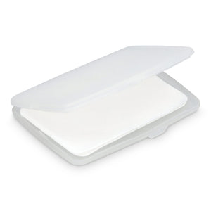 Fogli di sapone Washé beige / Bianco - personalizzabile con logo