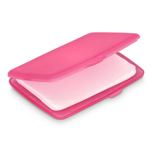 Fogli di sapone Washé beige / Rosa - personalizzabile con logo