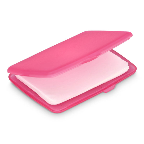 Fogli di sapone Washé beige / Rosa - personalizzabile con logo