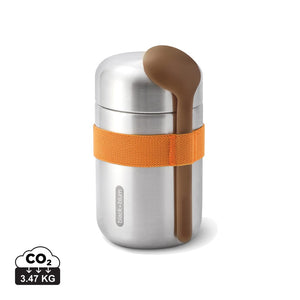 Food Flask Black+Blum 400ml arancione - personalizzabile con logo