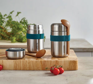 Food Flask Black+Blum 400ml - personalizzabile con logo
