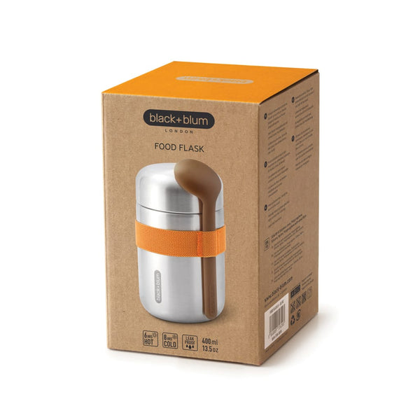 Food Flask Black+Blum 400ml - personalizzabile con logo