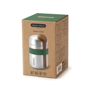 Food Flask Black+Blum 400ml - personalizzabile con logo