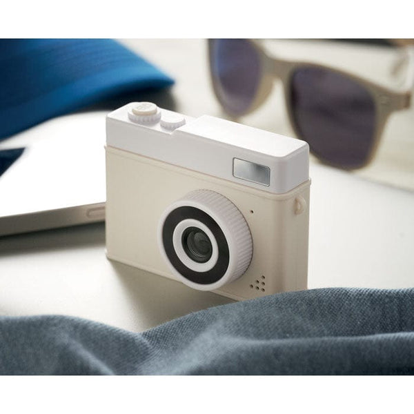 Fotocamera digitale Beige - personalizzabile con logo