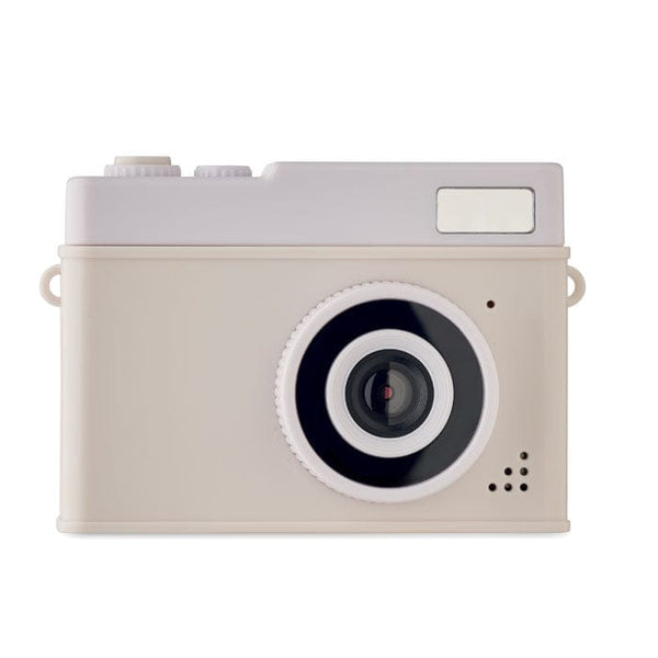 Fotocamera digitale Beige - personalizzabile con logo