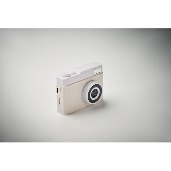 Fotocamera digitale Beige - personalizzabile con logo
