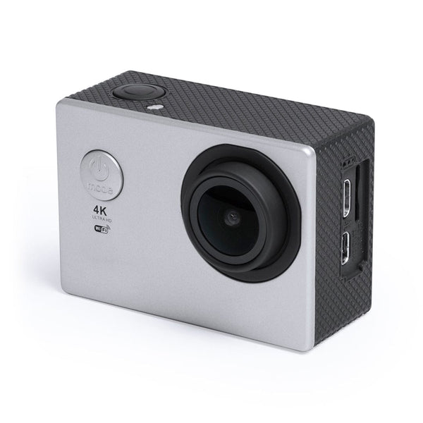 Fotocamera Sportiva Garrix grigio - personalizzabile con logo