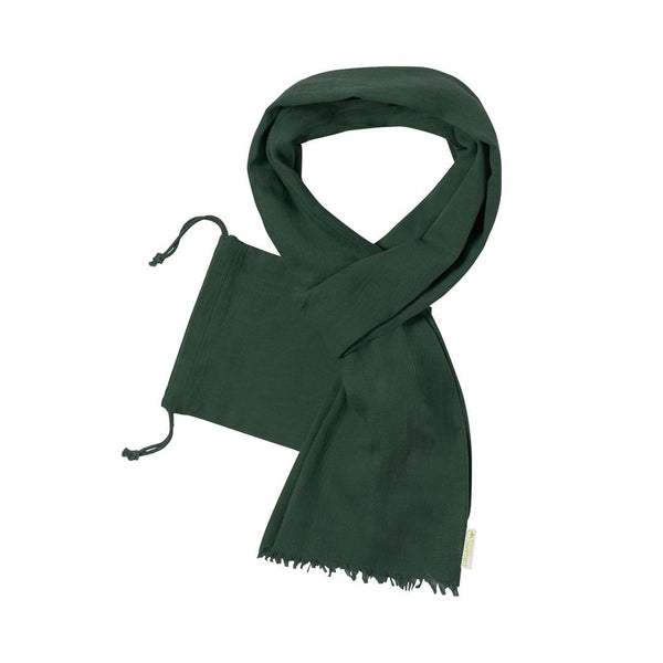 Foulard Betty verde escuro - personalizzabile con logo
