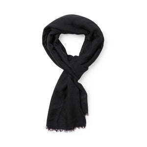 Foulard Ribban nero - personalizzabile con logo