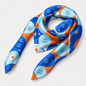 Foulard tipo seta personalizzato - personalizzabile con logo