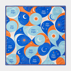 Foulard tipo seta personalizzato - personalizzabile con logo