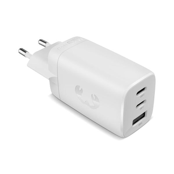 Fresh 'n Rebel caricatore rapido per laptop 67W GaN USB-C e USB-A grigio - personalizzabile con logo