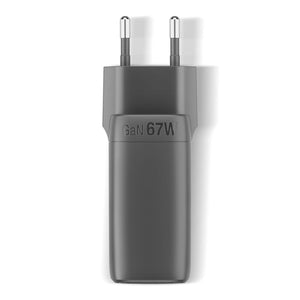 Fresh 'n Rebel caricatore rapido per laptop 67W GaN USB-C e USB-A - personalizzabile con logo
