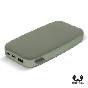 Fresh 'n Rebel Powerbank 18.000mAh USB-C Ultra Fast Charging 20W Verde - personalizzabile con logo