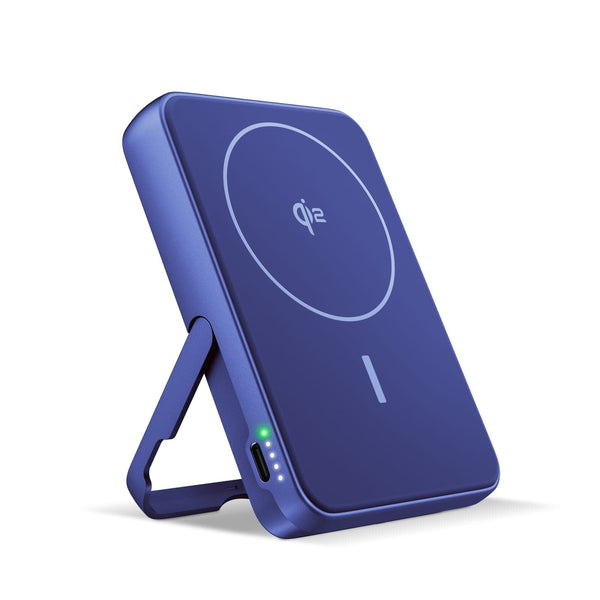 Fresh 'n Rebel Powerbank wireless 10000 mAh compatibile con MagSafe Blu - personalizzabile con logo
