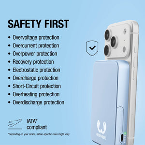 Fresh 'n Rebel Powerbank wireless 10000 mAh compatibile con MagSafe - personalizzabile con logo