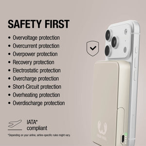 Fresh 'n Rebel Powerbank wireless 10000 mAh compatibile con MagSafe - personalizzabile con logo