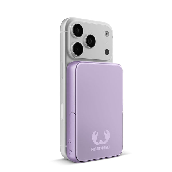 Fresh 'n Rebel Powerbank wireless 10000 mAh compatibile con MagSafe - personalizzabile con logo