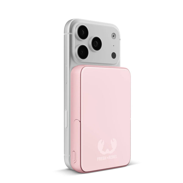 Fresh 'n Rebel Powerbank wireless 10000 mAh compatibile con MagSafe - personalizzabile con logo