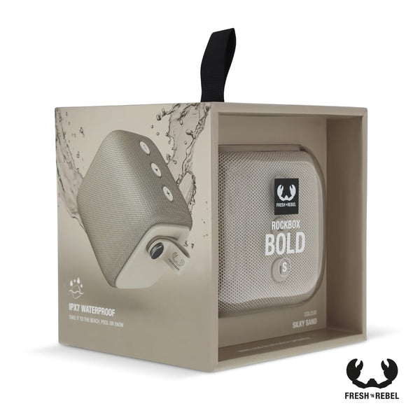 Fresh 'n Rebel Rockbox Bold S Waterproof TWS Speaker - personalizzabile con logo