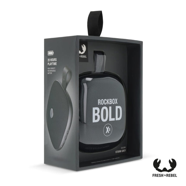 Fresh 'n Rebel Rockbox Bold Xs splashproof TWS speaker - personalizzabile con logo
