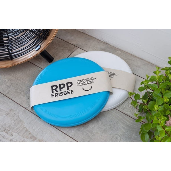 Frisbee "oceano" in plastica riciclata - personalizzabile con logo