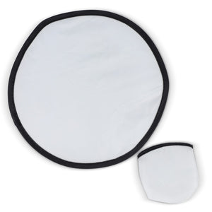 Frisbee pieghevole R-PET Bianco - personalizzabile con logo