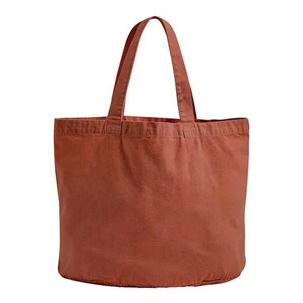 Garment Dyed Shopper arancione - personalizzabile con logo