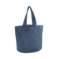 Garment Dyed Shopper blu - personalizzabile con logo