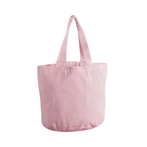 Garment Dyed Shopper rosa - personalizzabile con logo