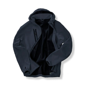Giacca 3-layer Recycled Printable  Softshell blu / XS - personalizzabile con logo