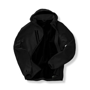 Giacca 3-layer Recycled Printable  Softshell nero / XS - personalizzabile con logo