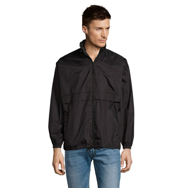 Giacca  A Vento Surf Unisex Nero / XS - personalizzabile con logo
