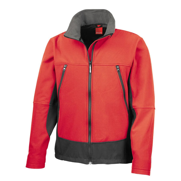 Giacca Activity Softshell rosso / S - personalizzabile con logo
