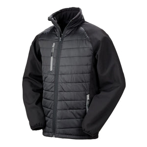 Giacca Black Compass Padded Softshell black/grey / XS - personalizzabile con logo