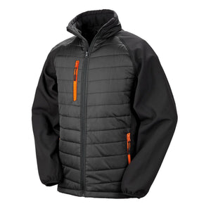 Giacca Black Compass Padded Softshell black/orange / XS - personalizzabile con logo