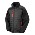 Giacca Black Compass Padded Softshell black/red / XS - personalizzabile con logo