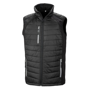 Giacca Black Compass Padded Softshell Gilet black/grey / XS - personalizzabile con logo