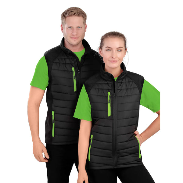 Giacca Black Compass Padded Softshell Gilet - personalizzabile con logo