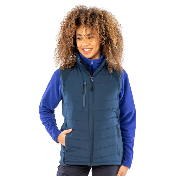 Giacca Black Compass Padded Softshell Gilet - personalizzabile con logo