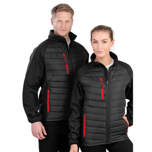 Giacca Black Compass Padded Softshell - personalizzabile con logo