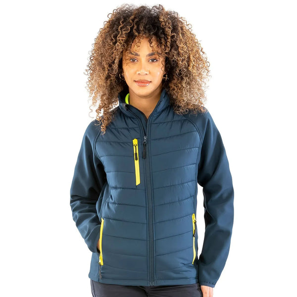 Giacca Black Compass Padded Softshell - personalizzabile con logo