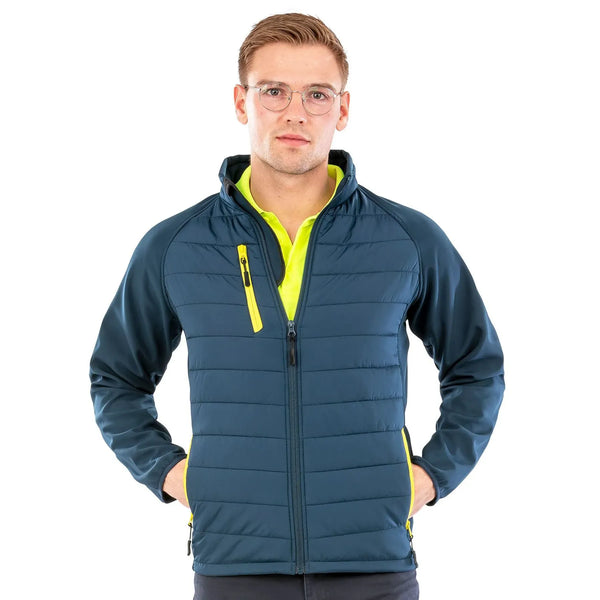 Giacca Black Compass Padded Softshell - personalizzabile con logo