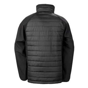 Giacca Black Compass Padded Softshell - personalizzabile con logo