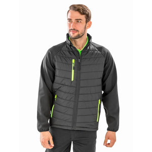Giacca Black Compass Padded Softshell - personalizzabile con logo